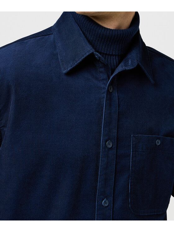 Wrangler Wrangler Koszula 112371527 Granatowy Regular Fit