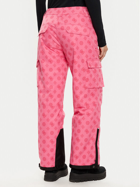 Guess Guess Skijaške hlače W4PB60 WH0K0 Ružičasta Regular Fit