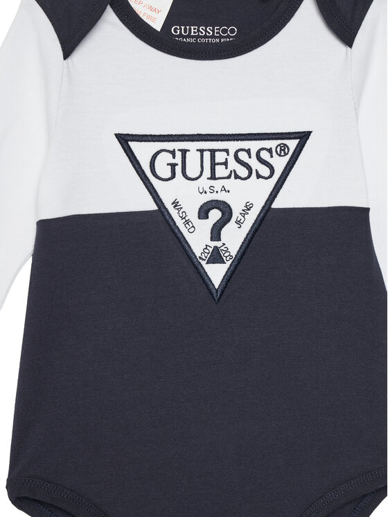 Guess Guess Komplet bodi in hlače H5YW08 J1314 Mornarsko modra Regular Fit