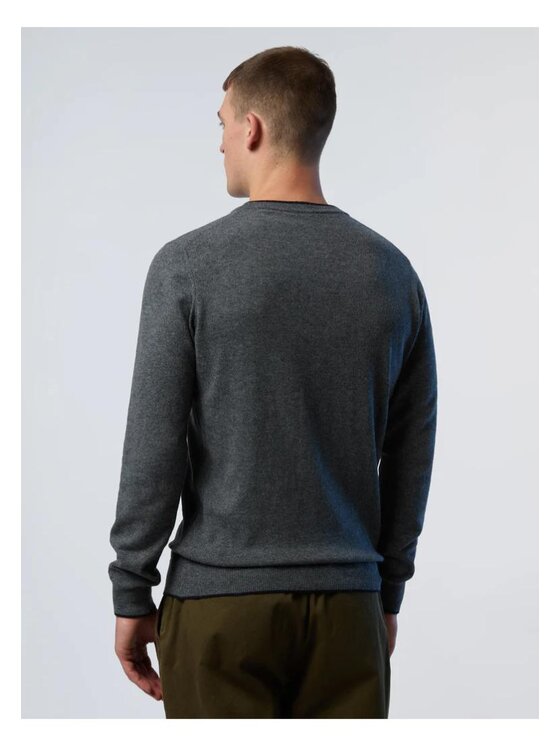 North Sails North Sails Maglione Maglione girocollo in cashmere Grigio Regular Fit