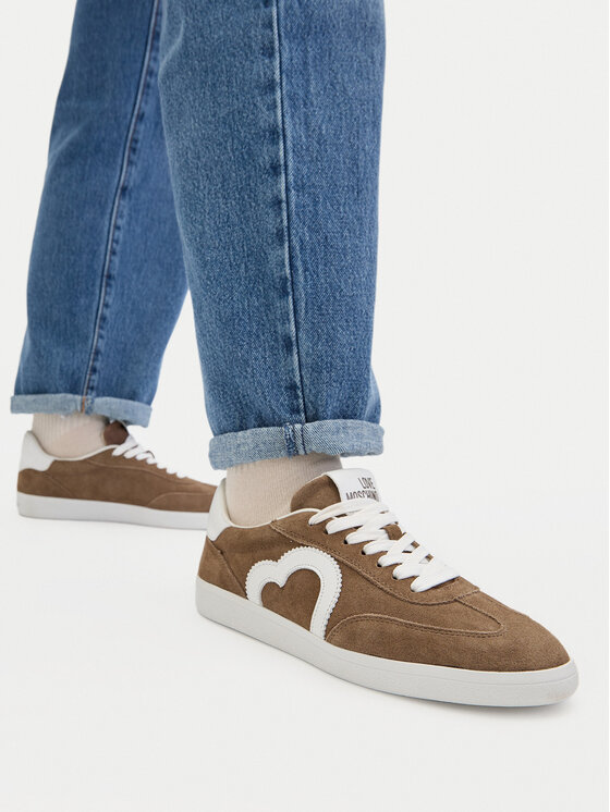 LOVE MOSCHINO LOVE MOSCHINO Sneakersy JA15112G1OIG0203 Hnedá