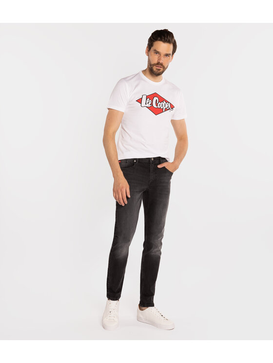 Lee Cooper Lee Cooper Jeansy DENZEL 2703 Czarny Slim Fit