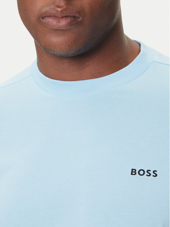 BOSS BOSS Tricou 50506373 Albastru celest Regular Fit