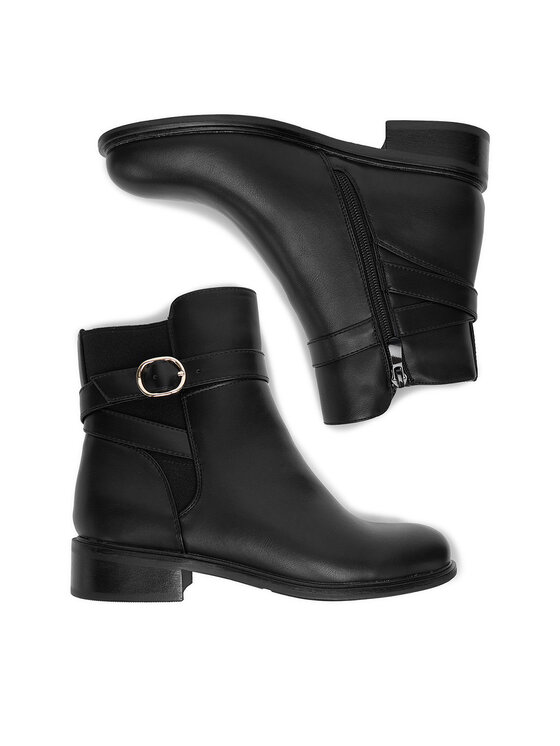 DeeZee DeeZee Čizme HX20207-287 Crna