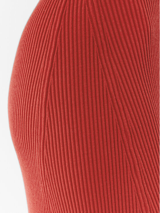 Silvian Heach Silvian Heach Плетена рокля GPA23435VE Червен Regular Fit
