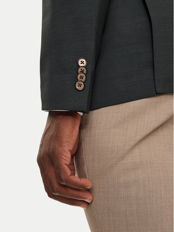 Michael Kors Michael Kors Marynarka MK0SB01003 Zielony Slim Fit