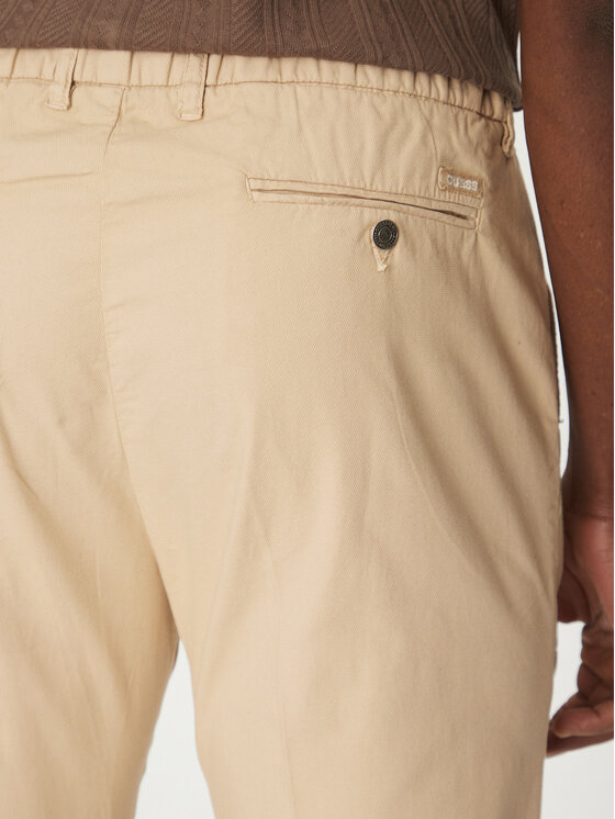 Guess Guess Pantaloni din material M5RB51 WGXW1 Bej Regular Fit