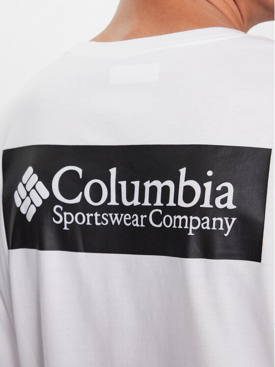 Columbia Columbia T-Shirt North Cascades™ Short Sleeve Tee Biały Regular Fit