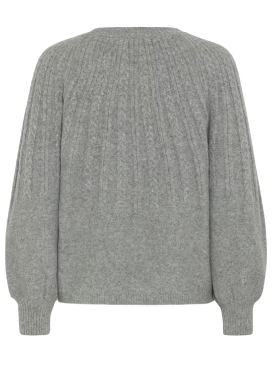 b.young b.young Πουλόβερ Maglione BYMAGGE Γκρι Regular Fit