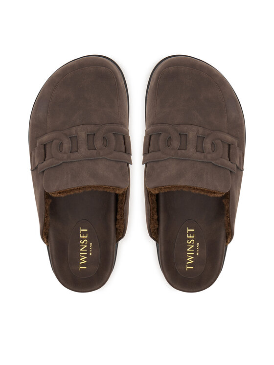 TWINSET TWINSET Şlapi 252TCP210 00203 Maro