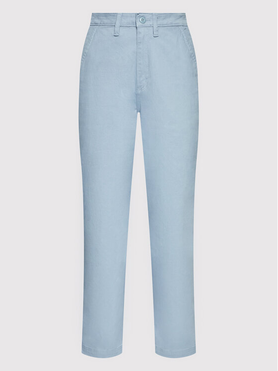 Vans Vans Pantaloni di tessuto Authentic VN0A7RPA Celeste Relaxed Fit