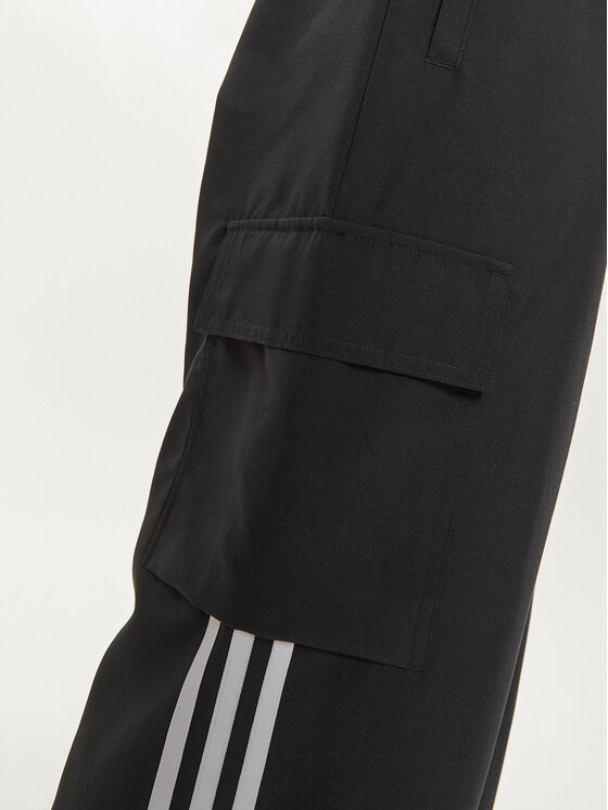 adidas adidas Pantaloni trening adicolor 3-Stripes JF1292 Negru Loose Fit