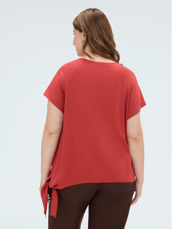 Fiorella Rubino Fiorella Rubino Blusa 2075T002460N027 Arancione Regular Fit