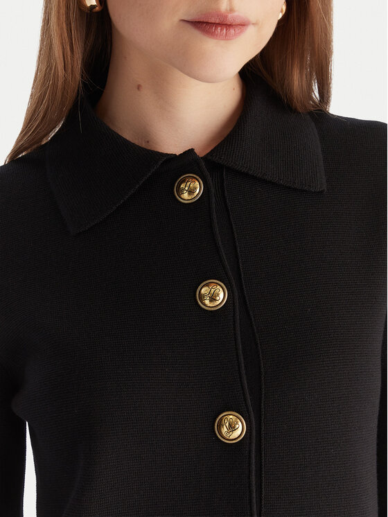 Luisa Spagnoli Luisa Spagnoli Трикотажна сукня Magilla 100109 Чорний Regular Fit