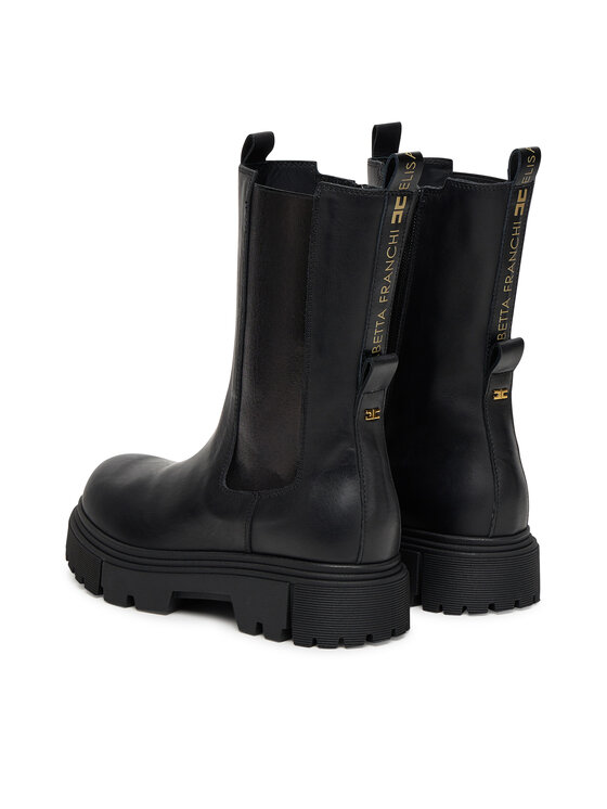 Elisabetta Franchi Elisabetta Franchi Μποτάκια Chelsea Boot F4A5-E0416-1251 D Μαύρο