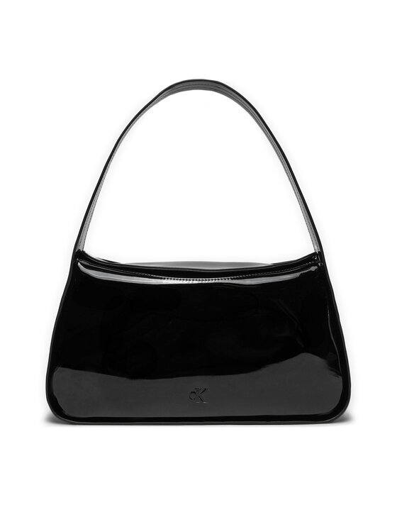 Calvin Klein Jeans Ročna Torba Block Shoulder Bag25 Patent K60K613045 Črna