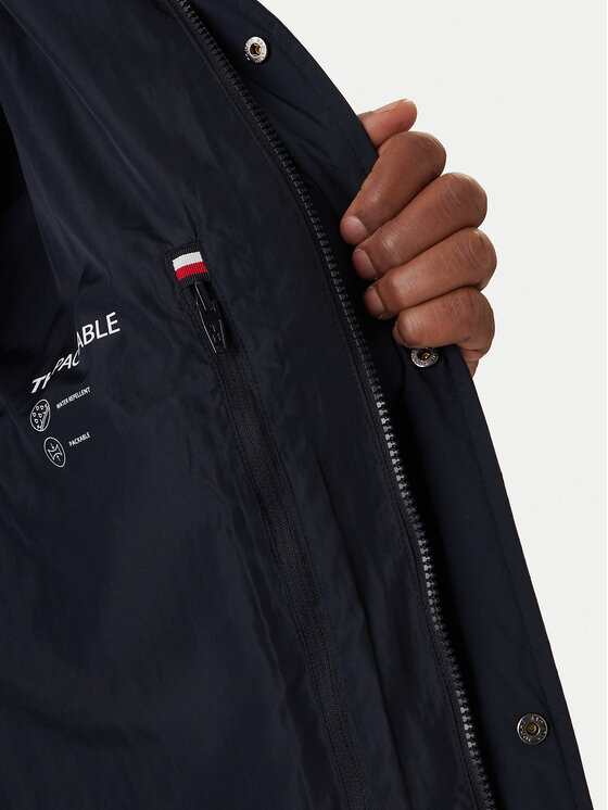 Tommy Hilfiger Tommy Hilfiger Demisezoninė striukė MW0MW42563 Tamsiai mėlyna Regular Fit