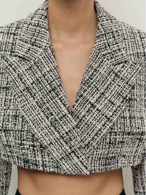 La Mania La Mania Marynarka DONNA Czarny Classic Fit
