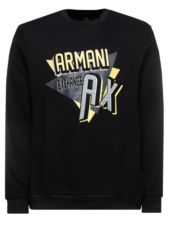 Armani Exchange Armani Exchange Sweatshirt 3HZMAJ ZJ4FZ 1200 Noir Regular Fit