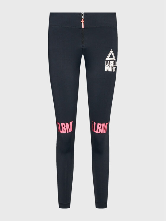 LaBellaMafia Colanți 25877 Negru Slim Fit