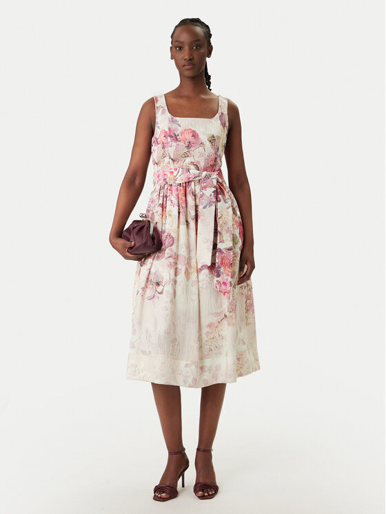 Rinascimento Rinascimento Sommerkleid CFC0020272002 Rosa Regular Fit