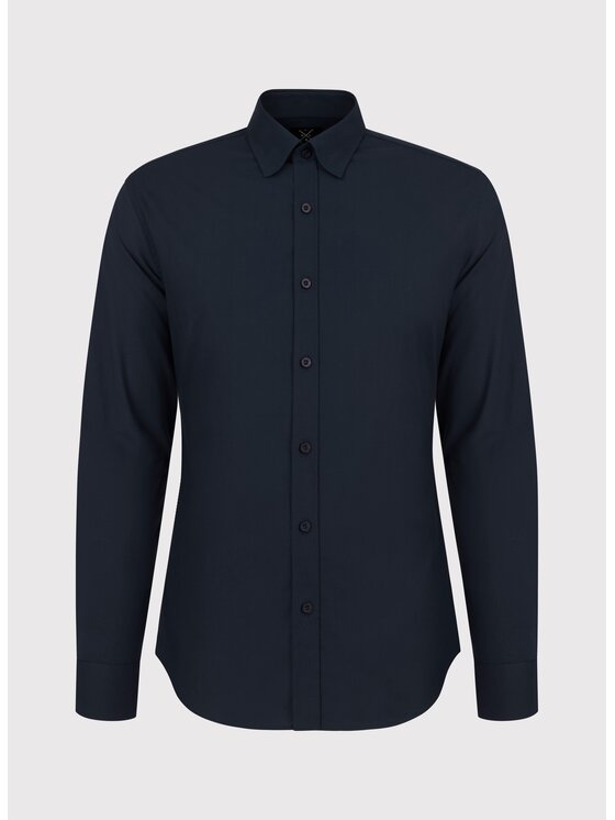Pako Lorente Pako Lorente Koszula P24WF-1X-053 Granatowy Slim Fit