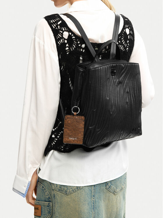Desigual Desigual Nahrbtnik 26SAKP42 Črna