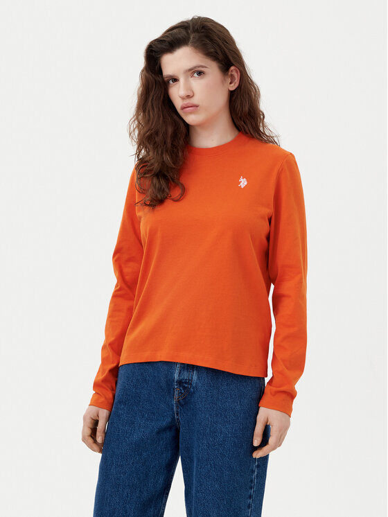 U.S. Polo Assn. U.S. Polo Assn. Bluză WUP0785 Portocaliu Regular Fit