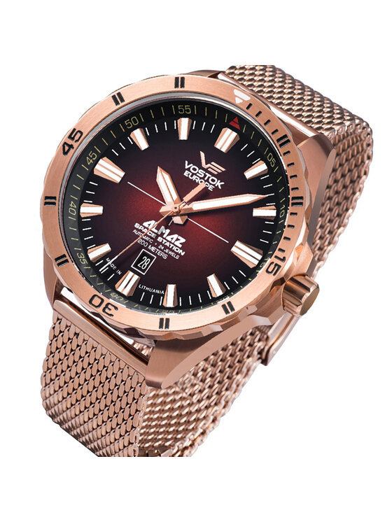 Vostok Europe Vostok Europe Zegarek NH35A-320B679B Różowe złoto