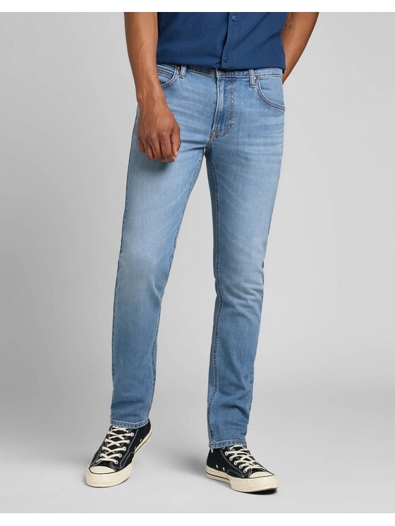 Lee Lee Jeansy Luke Fresh Mid Worn In Niebieski Slim Fit