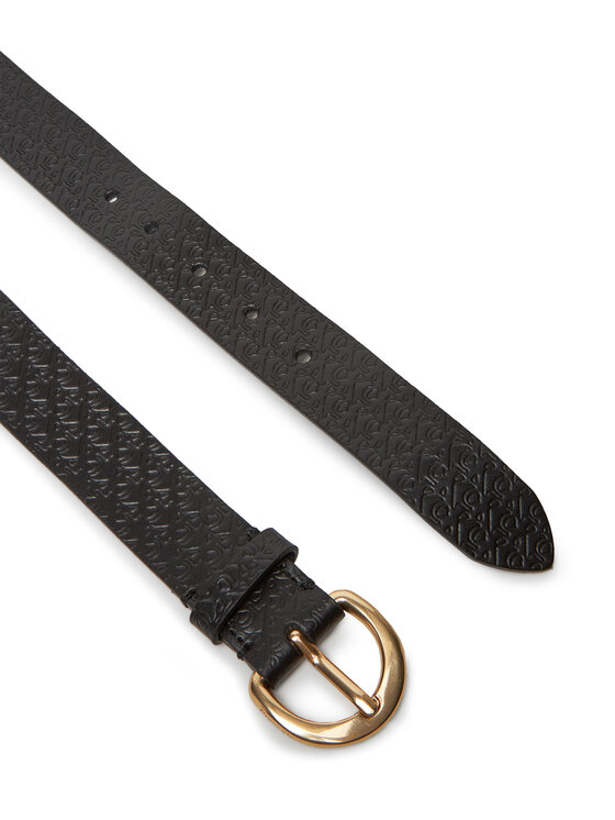 Calvin Klein Calvin Klein Ζώνη Γυναικεία Classic Buckle Aop 30Mm LV04K7019G Μαύρο