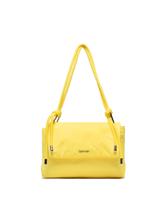 Calvin Klein Ročna Torba Roped Shoulder Bag K60K609407 Rumena