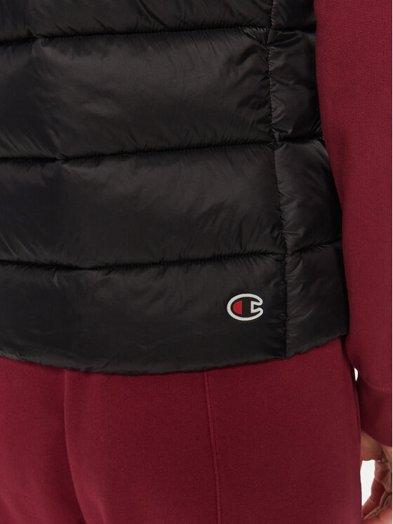 Champion Champion Αμάνικο Μπουφάν 117569 Μαύρο Custom Fit