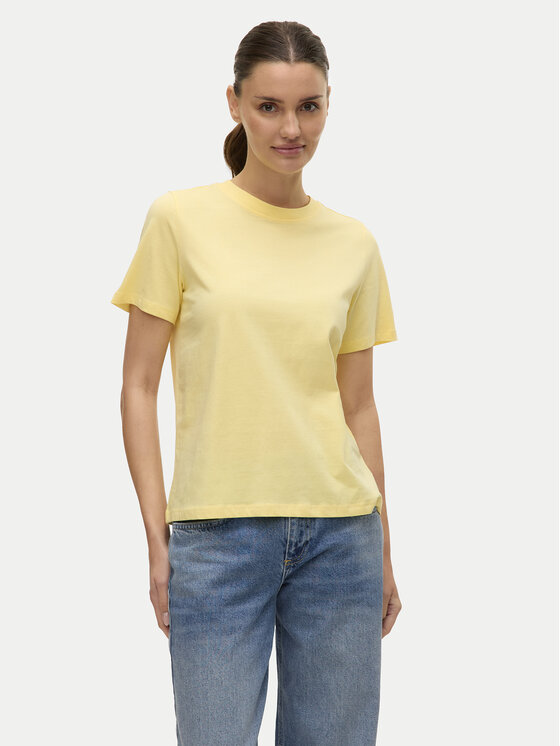 Vero Moda Vero Moda Tricou Paulina 10316991 Galben Regular Fit