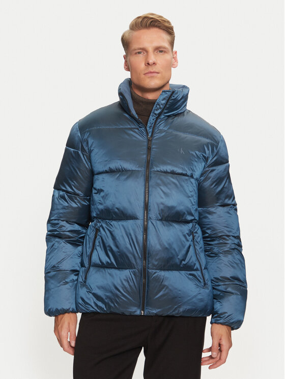 Calvin Klein Jeans Calvin Klein Jeans Žieminė striukė J30J326097 Mėlyna Regular Fit