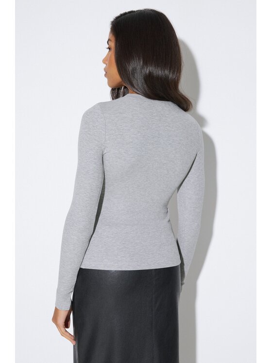 Estro Estro Longsleeve ER00120844 Grigio Slim Fit