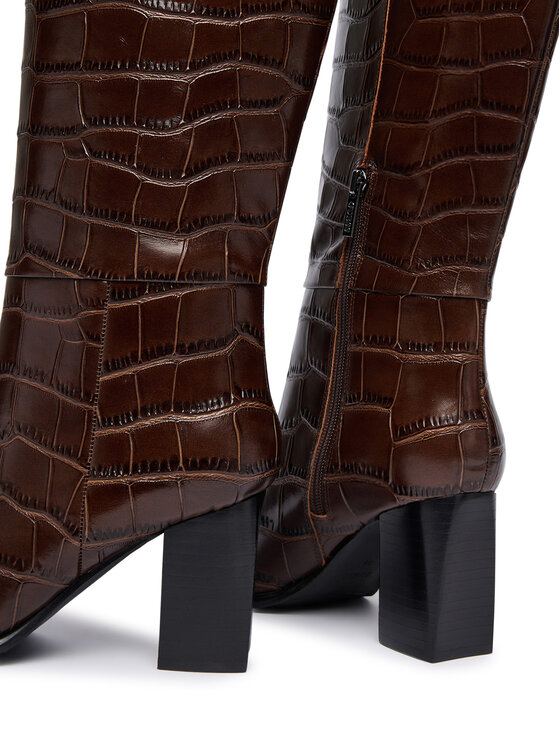 Guess Guess Kozaki FLFPER LEP11 Brązowy