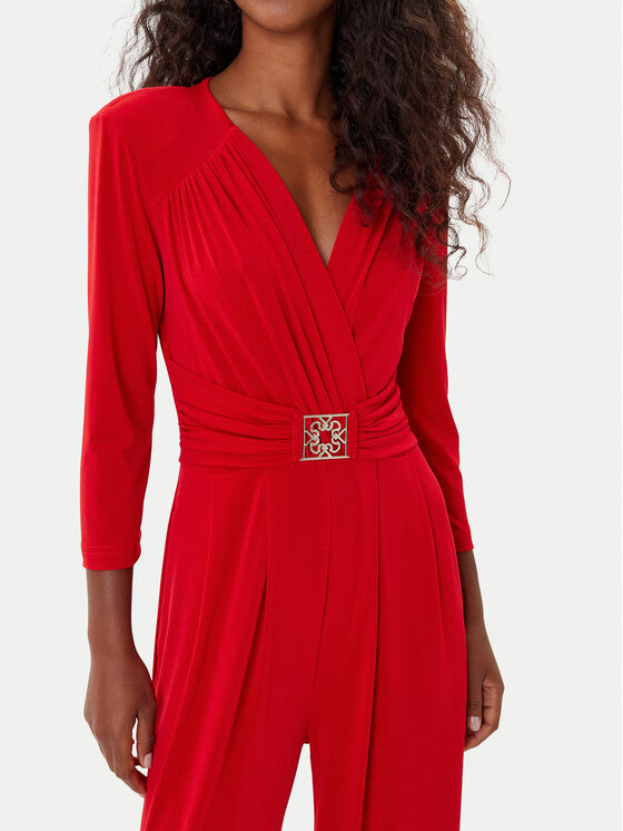Rinascimento Rinascimento Jumpsuit CFC0126185003 Rot Regular Fit
