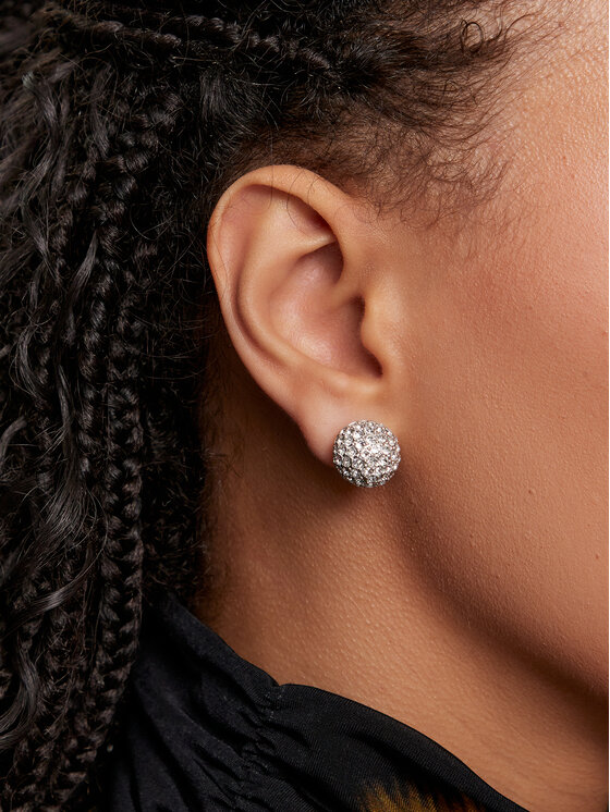 Swarovski Swarovski Обици Lucent 5686483 Сребрист