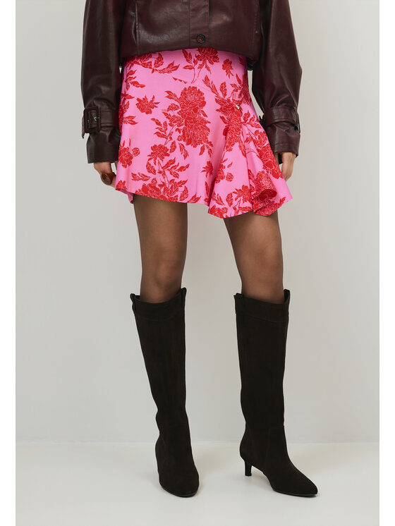BIZUU BIZUU Mini sukně LANNIL MINI SKIRT Růžová Standard Fit
