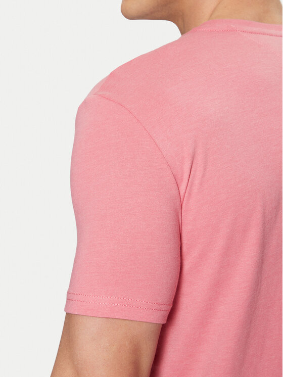 Tommy Jeans Tommy Jeans T-shirt Jaspe DM0DM20363 Rosa Slim Fit