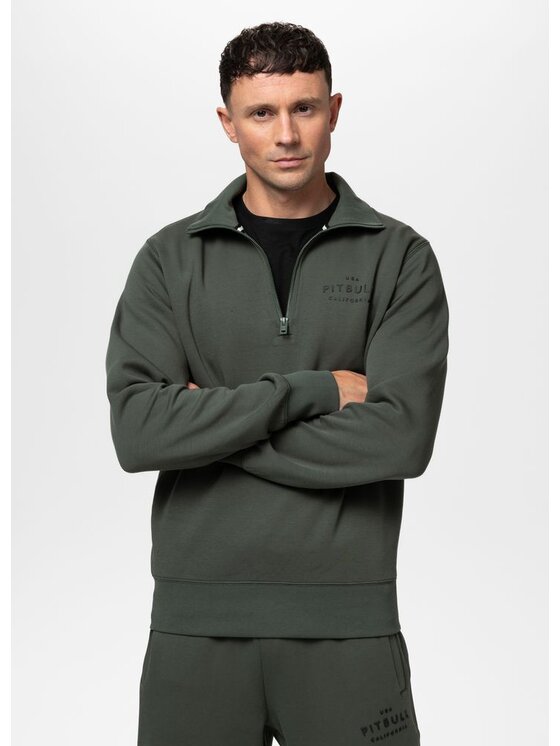 PITBULL PITBULL Bluza SAMPSON Zielony Regular Fit