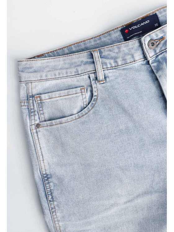 Volcano Volcano Jeansy D-FIBES Niebieski Regular Fit