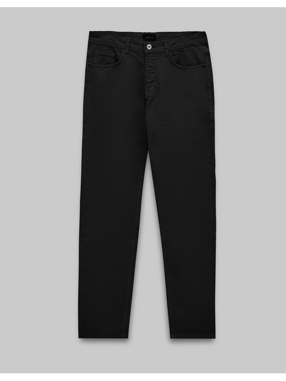 Borgio Borgio Jeansy GAGLIATO Czarny Classic Fit