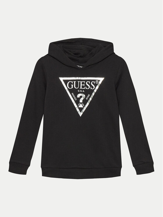 Guess Guess Pulóver J83Q14 KAUG0 Fekete Regular Fit