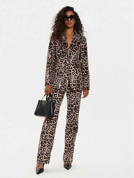 Marciano Guess Marciano Guess Pantaloni di tessuto Pamela 4BGB05 7220A Multicolore Regular Fit