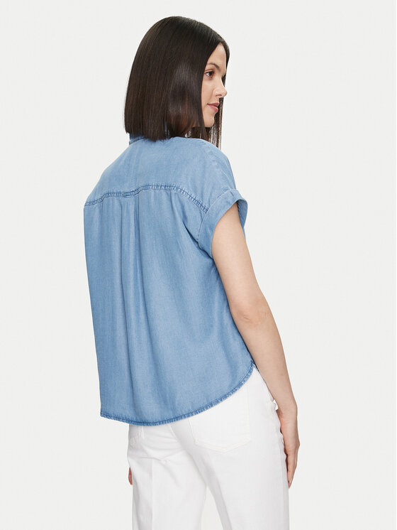 United Colors Of Benetton United Colors Of Benetton Košulja 5KHNDQ07Y Plava Regular Fit
