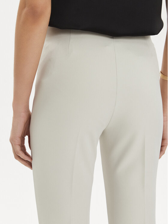 Tamaris Apparel Tamaris Apparel Spodnie materiałowe Arad TAW0880 Écru Slim Fit