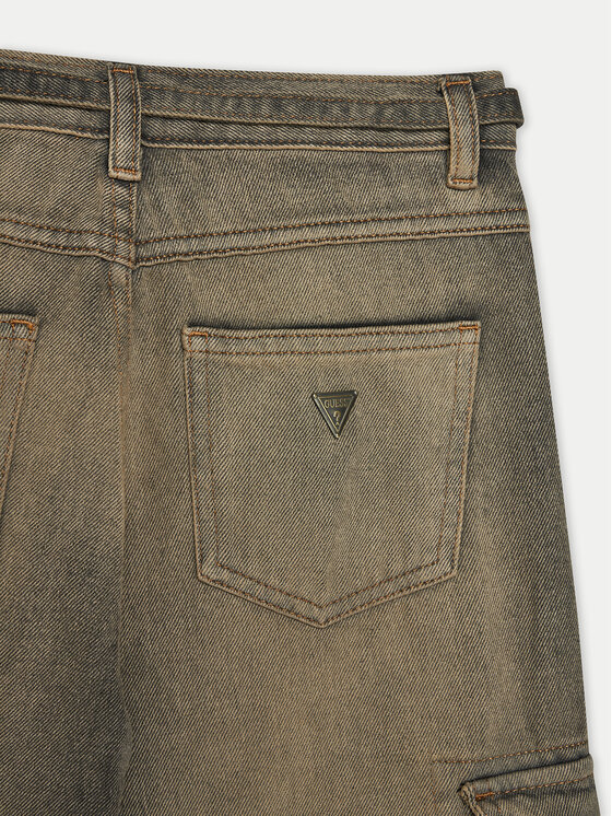 Guess Guess Jeansy J5RA13 D5J40 Złoty Relaxed Fit