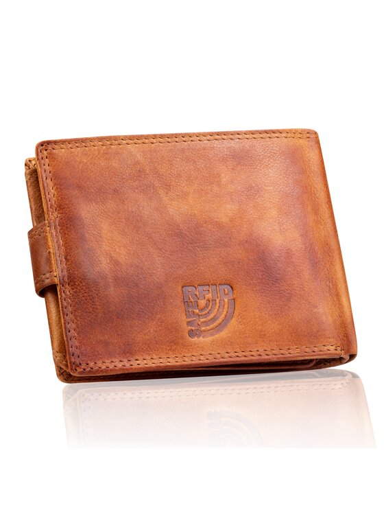 Mustang Mustang Portfel DENIMO WALLET Brązowy